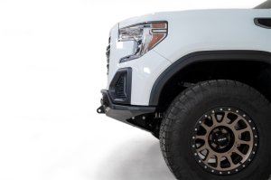GMC Sierra 1500 Bumper - Front - Addictive Desert Designs - Stealth Fighter - Hammer Black with Satin Black panels - `19-`21